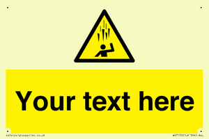 Custom Falling Ice sign